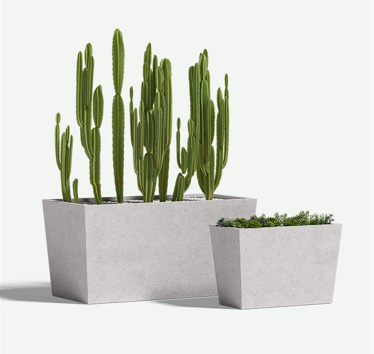 Urban_GFRC_Rectangle_plants_F4F2F4