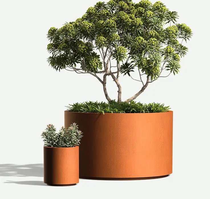 Wilshire-Round-Weathering-Steel-with-Toe-Kick plants-F2F4F2