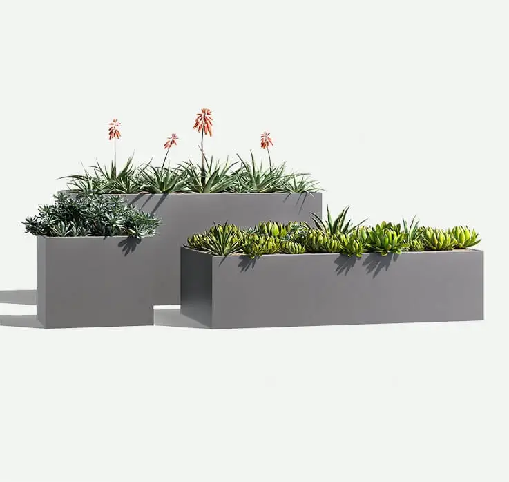 Wishire-Aluminium-Rectangles-plants-F2F4F2